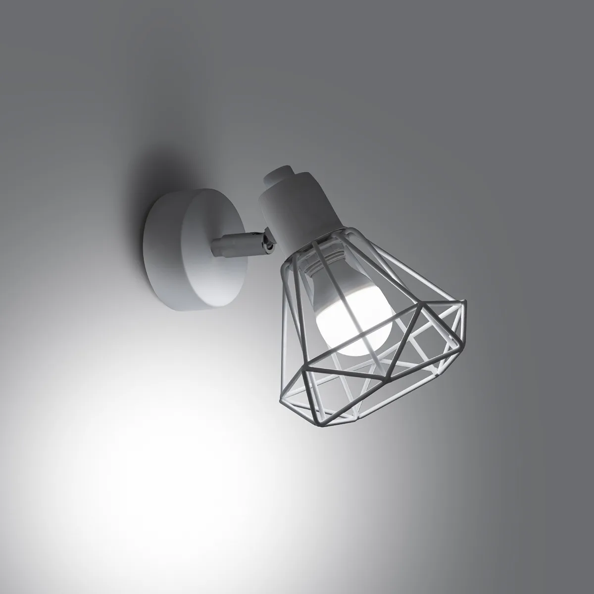 Artemis Wall Light - Single / White Modern Adjustable Wall Lights Great Lighting UK Ltd