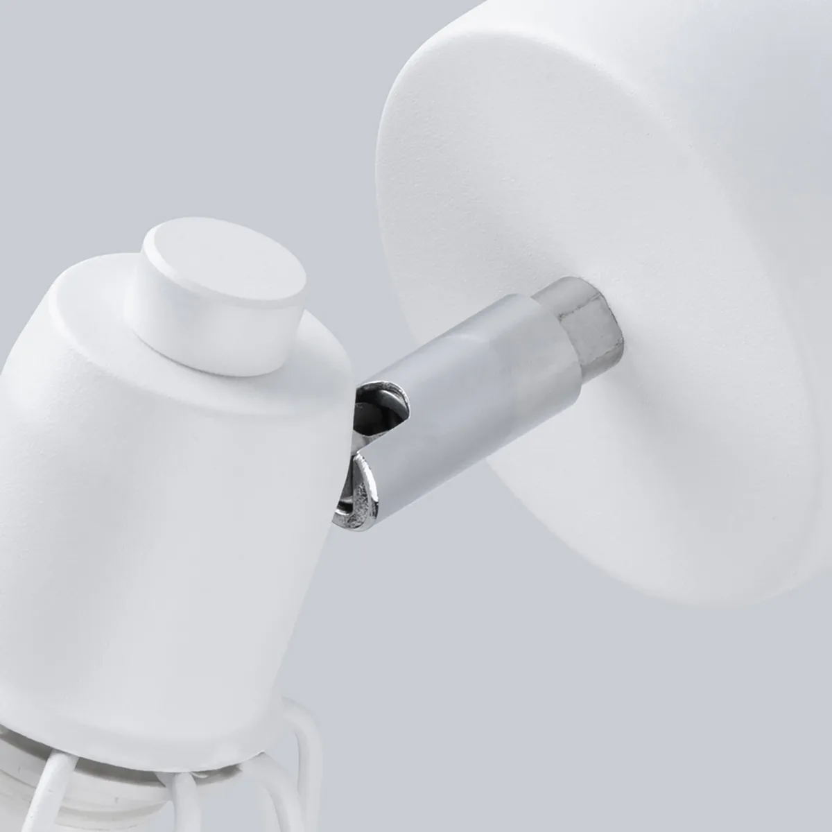 Artemis Wall Light - Single / White Modern Adjustable Wall Lights Great Lighting UK Ltd