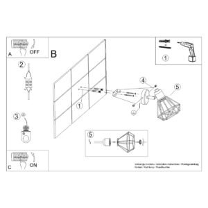 Wall Lamp Artemis 1 Black Single Wall Lights Great Lighting UK Ltd