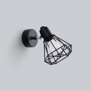 Wall Lamp Artemis 1 Black Single Wall Lights Great Lighting UK Ltd