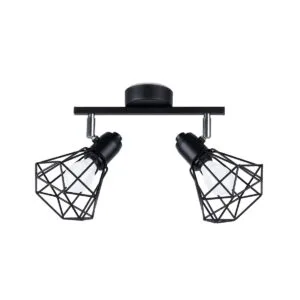 Artemis Twin Ceiling Light - Black Cluster Ceiling Lights Great Lighting UK Ltd