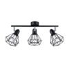 Ceiling Lamp Artemis 3 Black Kitchen Track Lighting Great Lighting UK Ltd