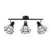 Artemis 3-Light Ceiling Light - Black 3 Light Spotlights Great Lighting UK Ltd