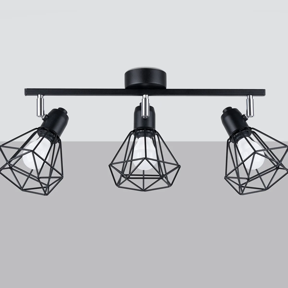 Ceiling Lamp Artemis Three Light Black Kitchen Track Lighting Great Lighting UK Ltd