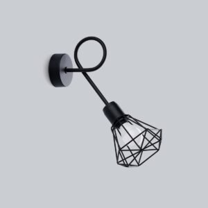 Wall Lamp Artemis 1s Black Single Wall Lights Great Lighting UK Ltd