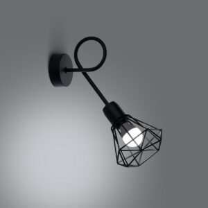 Wall Lamp Artemis 1s Black Single Wall Lights Great Lighting UK Ltd