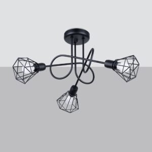 Chandelier Artemis 3s Black Ceiling Chandeliers Great Lighting UK Ltd