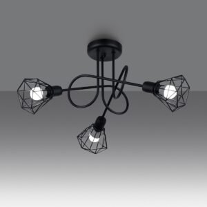 Chandelier Artemis 3s Black Ceiling Chandeliers Great Lighting UK Ltd