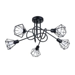 Chandelier Artemis 5s Black Ceiling Chandeliers Great Lighting UK Ltd