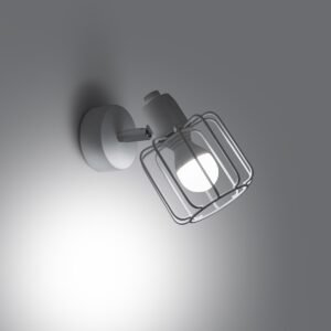 Wall Lamp Beluci 1 White Single Wall Lights Great Lighting UK Ltd