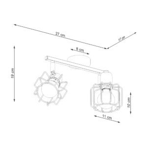 Ceiling Lamp Beluci 2 White Cluster Ceiling Lights Great Lighting UK Ltd