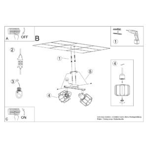 Ceiling Lamp Beluci 2 White Cluster Ceiling Lights Great Lighting UK Ltd