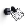 Wall Lamp Beluci 1 Black Single Wall Lights Great Lighting UK Ltd