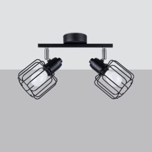 Ceiling Lamp Beluci 2 Black Cluster Ceiling Lights Great Lighting UK Ltd