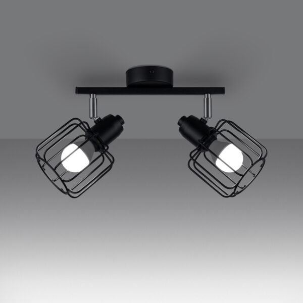 Ceiling Lamp Beluci 2 Black - Image 3