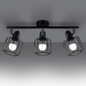 Ceiling Lamp Beluci 3 Black Cluster Ceiling Lights Great Lighting UK Ltd