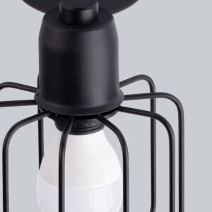 Ceiling Lamp Beluci 3 Black Cluster Ceiling Lights Great Lighting UK Ltd