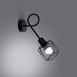 Wall Lamp Beluci 1s Black Single Wall Lights Great Lighting UK Ltd