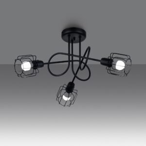 Chandelier Beluci 3s Black Ceiling Chandeliers Great Lighting UK Ltd