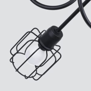 Chandelier Beluci 3s Black Ceiling Chandeliers Great Lighting UK Ltd