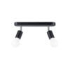 Ceiling Lamp Fornes 2 Black Kitchen Track Lighting Great Lighting UK Ltd