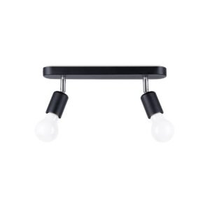Ceiling Lamp Fornes 2 Black Kitchen Track Lighting Great Lighting UK Ltd