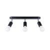 Ceiling Lamp Fornes 3 Black Kitchen Track Lighting Great Lighting UK Ltd