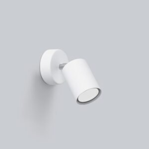 Wall Lamp Lemmi 1 White Single Wall Lights Great Lighting UK Ltd