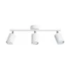 Lemmi Three Light White LED Spotlight Bar 3 Light Spotlights Great Lighting UK Ltd