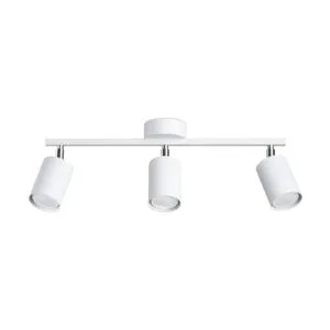 Lemmi Three Light White LED Spotlight Bar 3 Light Spotlights Great Lighting UK Ltd
