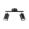 Ceiling Lamp Lemmi 2 Black Kitchen Track Lighting Great Lighting UK Ltd