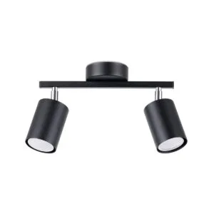 Ceiling Lamp Lemmi Two Light Black Kitchen Track Lighting Great Lighting UK Ltd