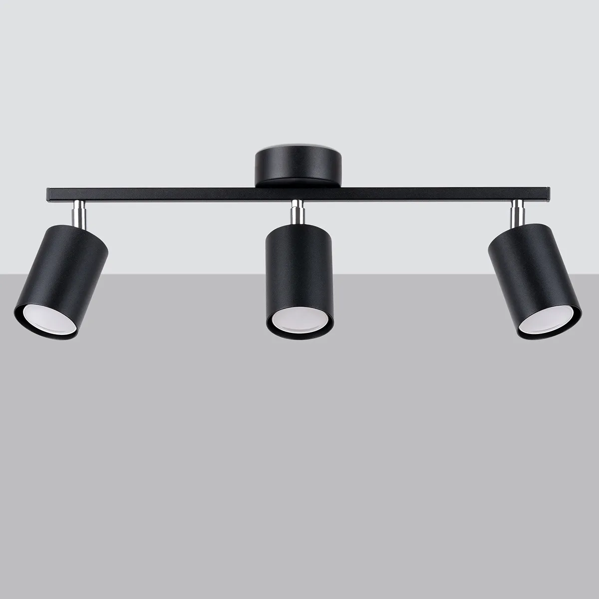 Lemmi Three Light Black LED Spotlight Bar 3 Light Spotlights Great Lighting UK Ltd