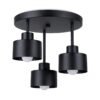 Ceiling Lamp Savar 3 Black Bedroom Ceiling Lights Great Lighting UK Ltd