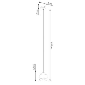 Pendant Lamp Savar 1 Black Modern Single Pendants Great Lighting UK Ltd