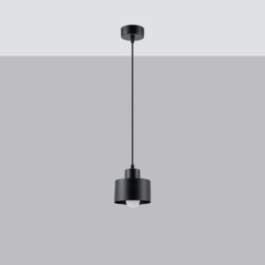 Pendant Lamp Savar 1 Black Modern Single Pendants Great Lighting UK Ltd