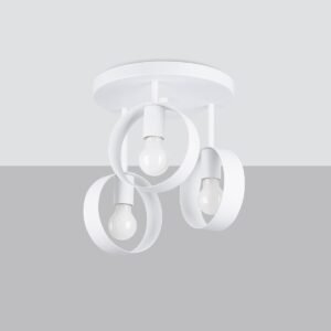 Ceiling Lamp Titran 3 White Cluster Ceiling Lights Great Lighting UK Ltd