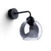 Wall Lamp Alino 1 Black Single Wall Lights Great Lighting UK Ltd