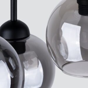 Chandelier Alino 3 Black Ceiling Chandeliers Great Lighting UK Ltd