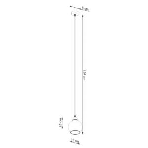Alino Single Pendant - Black Black Pendant Lights Great Lighting UK Ltd