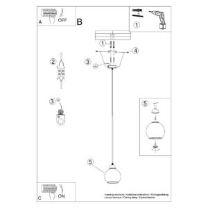 Alino Single Pendant - Black Black Pendant Lights Great Lighting UK Ltd