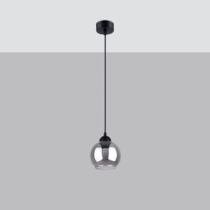 Alino Single Pendant - Black Black Pendant Lights Great Lighting UK Ltd