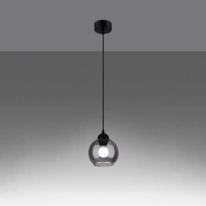 Alino Single Pendant - Black Black Pendant Lights Great Lighting UK Ltd