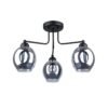 Chandelier Fillan 3 Black Ceiling Chandeliers Great Lighting UK Ltd