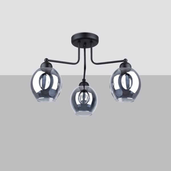 Chandelier Fillan 3 Black - Image 2