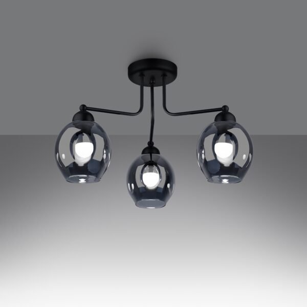 Chandelier Fillan 3 Black - Image 3