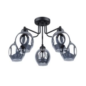 Chandelier Fillan 5 Black Ceiling Chandeliers Great Lighting UK Ltd