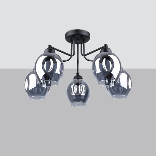Chandelier Fillan 5 Black - Image 2