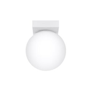 Ceiling Lamp Yoli 1 White Single Ceiling Lights Great Lighting UK Ltd