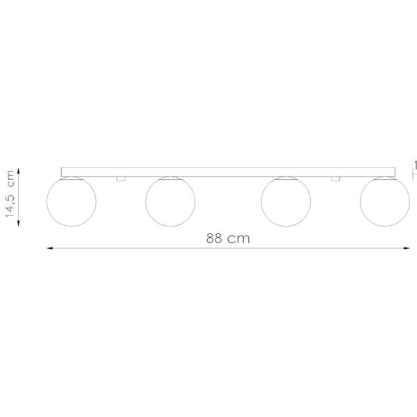 Ceiling Lamp Yoli 4 White - Image 4